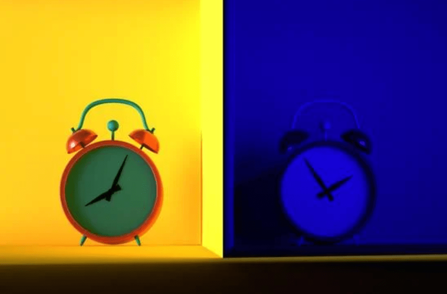 An image of two clocks