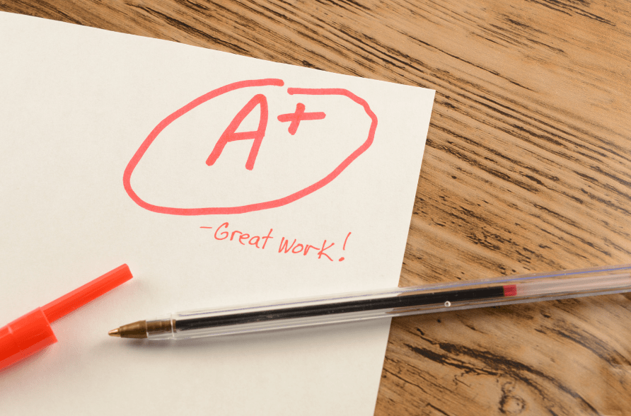 Getting a good grade on an essay