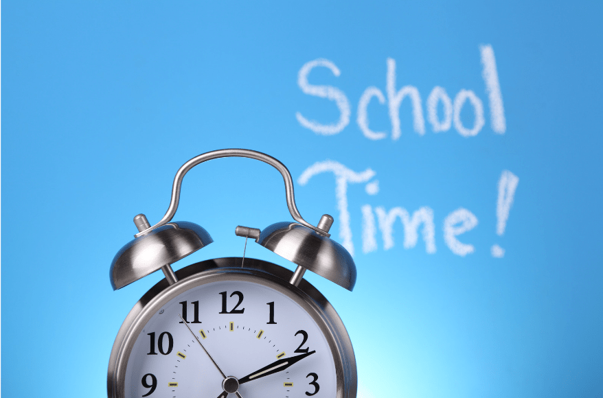 Back to school clock 